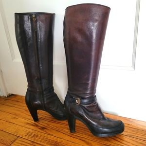 Fendi knee-high boots, size 38.5 (US 8)